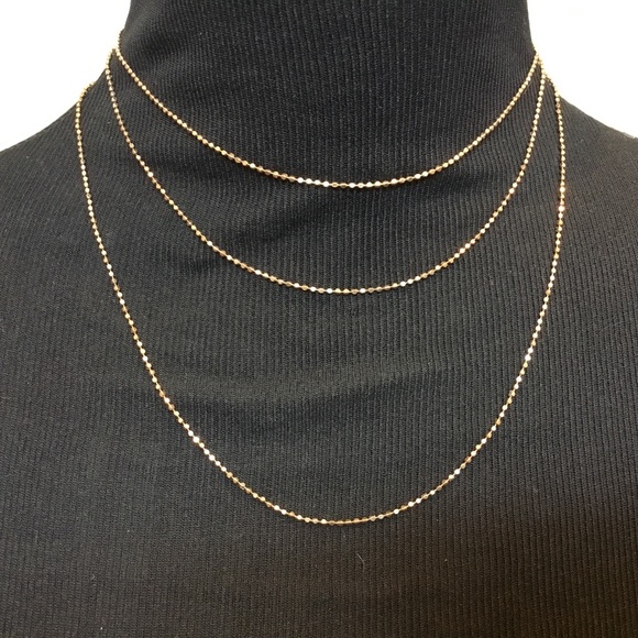 LIRM Italy 🇮🇹 925 Rose Gold 50” Necklace Fine Jewelry Vintage - Picture 1 of 5